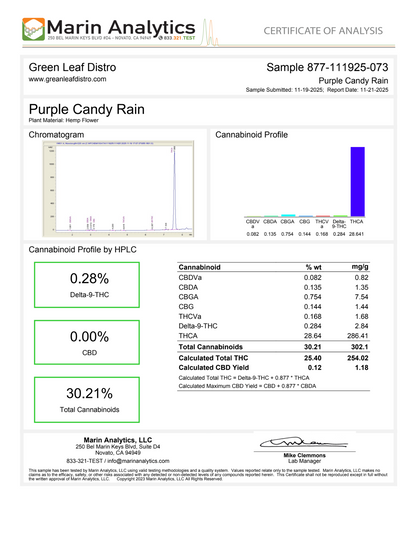 PURPLE CANDY RAIN